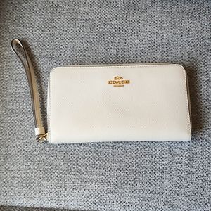 Coach zip around wallet